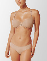 Taupe ComfortStretch Front Close T-Shirt Bra - Thirdlove Women