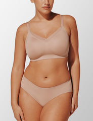 Taupe Unlined Wireless Minimizer - Thirdlove US