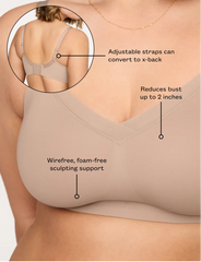 Taupe Unlined Wireless Minimizer - Thirdlove US