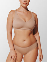 Taupe ComfortStretch Smoothing Wireless Bra - Thirdlove discount