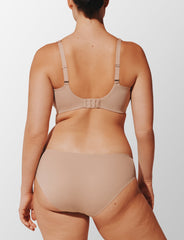 Taupe ComfortStretch Smoothing Wireless Bra - Thirdlove discount