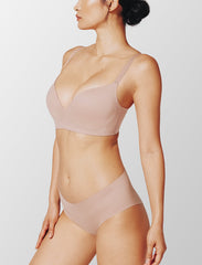 Taupe Wireless Push-Up Bra - Thirdlove for sale