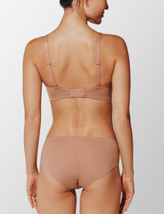 Mocha Thermoregulating TempSync™ Wireless Plunge Bra - Thirdlove near me
