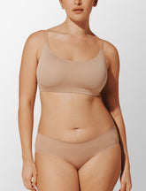 Taupe Thermoregulating TempSync™ Wireless Bra - Thirdlove online