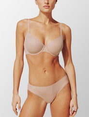 Taupe ComfortStretch Back Smoothing T-Shirt Bra - Best Back Smoothing & Side Smoothing Bras For All Sizes - Thirdlove near me