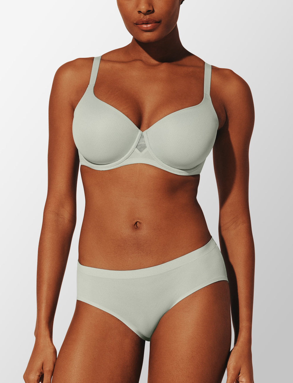 Thermoregulating Wireless Cooling Bra in Air - Cooling Bra For Menopause in Grey - Thirdlove US