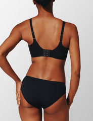 Black ComfortStretch Back Smoothing T-Shirt Bra - Best Back Smoothing & Side Smoothing Bras For All Sizes - Thirdlove for sale