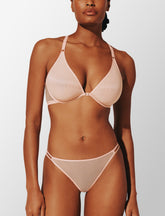 Rose Dust Bare Mesh Front Close Racerback Bra - Thirdlove near me