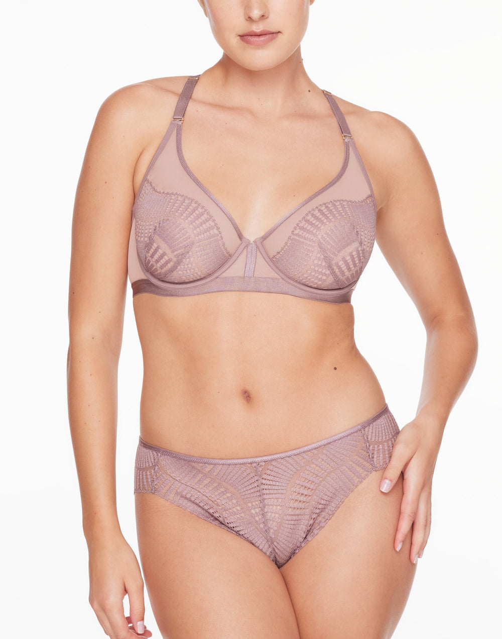 Fleur Lace Unlined Racerback Bra - Thirdlove for sale