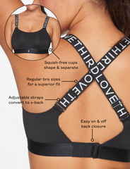 Black Kinetic Adjustable Sports Bra - Thirdlove near me