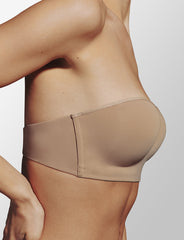 Taupe Strapless Bra No-Slip Nude Strapless Bra for Large & Small Busts - Thirdlove US