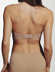 Taupe Strapless Bra No-Slip Nude Strapless Bra for Large & Small Busts - Thirdlove US