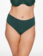 Eucalyptus High Waist Thong (Forest Green) - Thirdlove Women