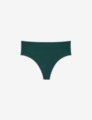 Eucalyptus High Waist Thong (Forest Green) - Thirdlove Women