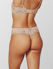 Taupe All Day Lace Thong - Thirdlove sale