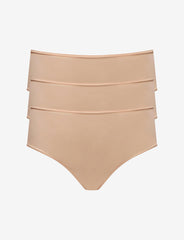 Taupe High Waist Thong 3 Pack Box (Tan) - Thirdlove US