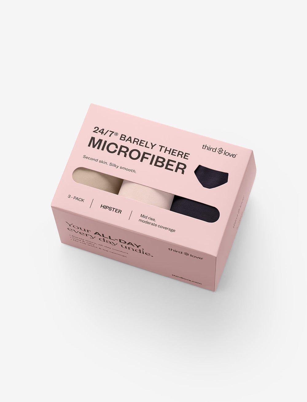 Taupe, Soft Pink & Black Hipster 3 Pack Box - Thirdlove near me