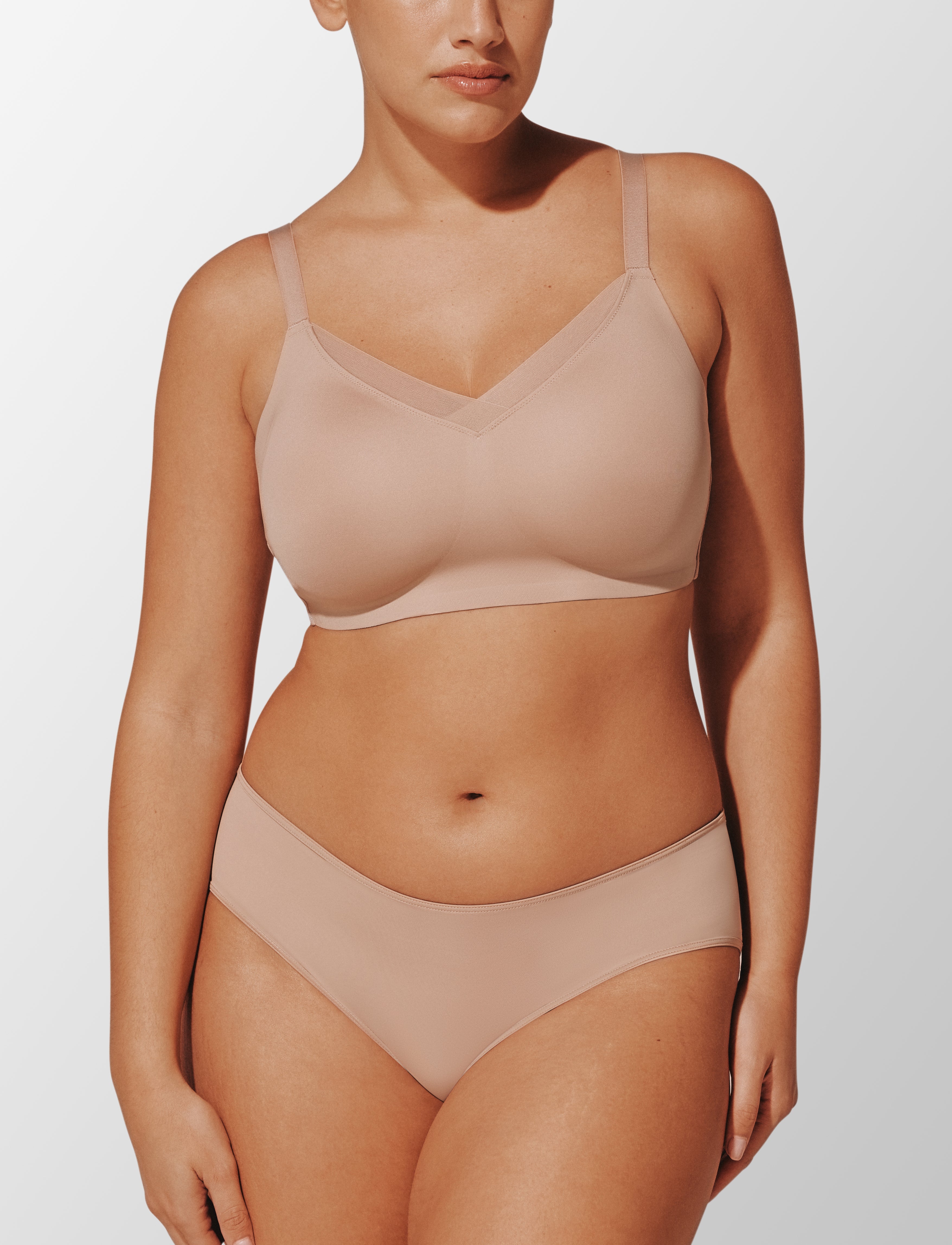 Taupe Unlined Wireless Minimizer - Thirdlove US