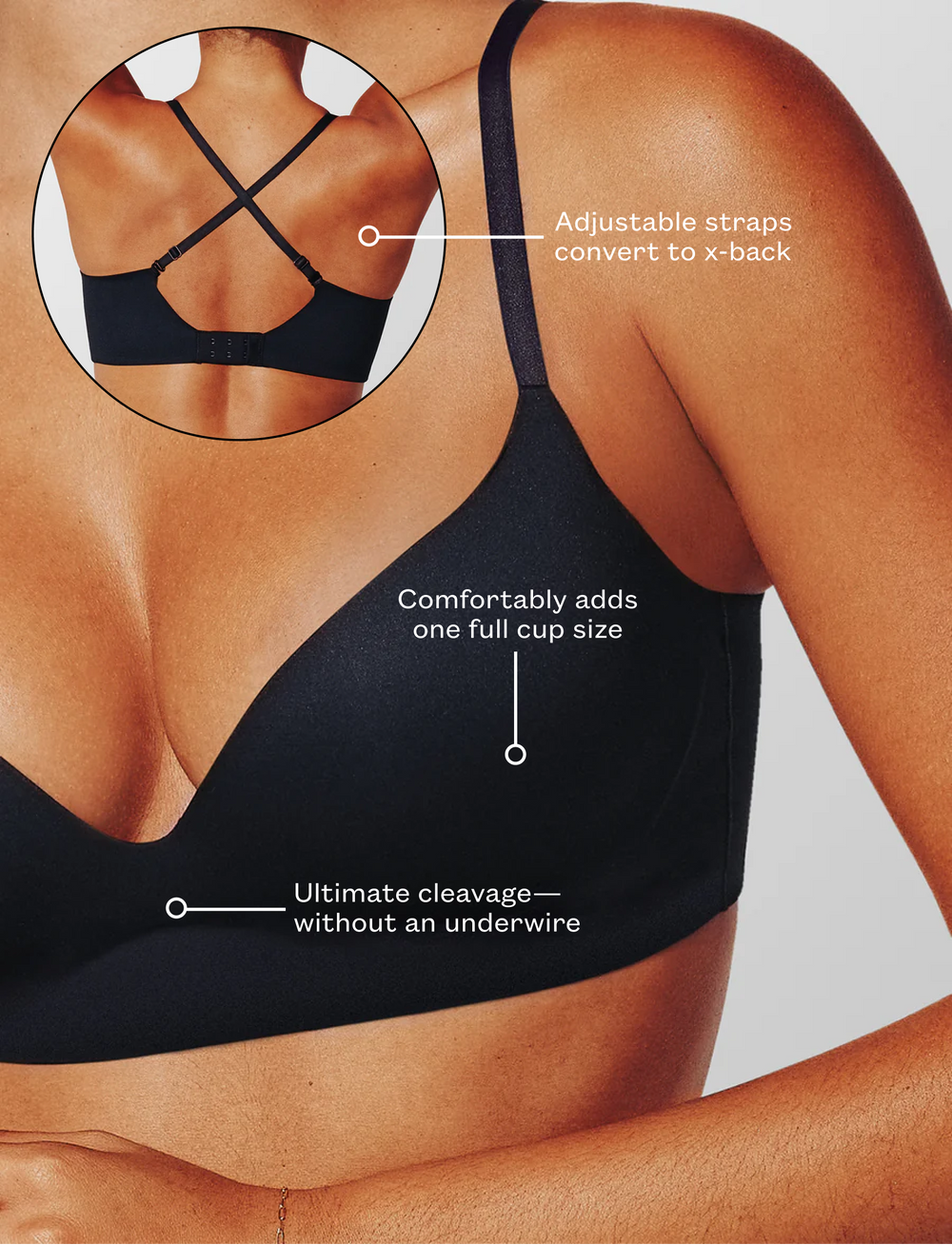 Leopard Wireless Push-Up Bra - Thirdlove sale