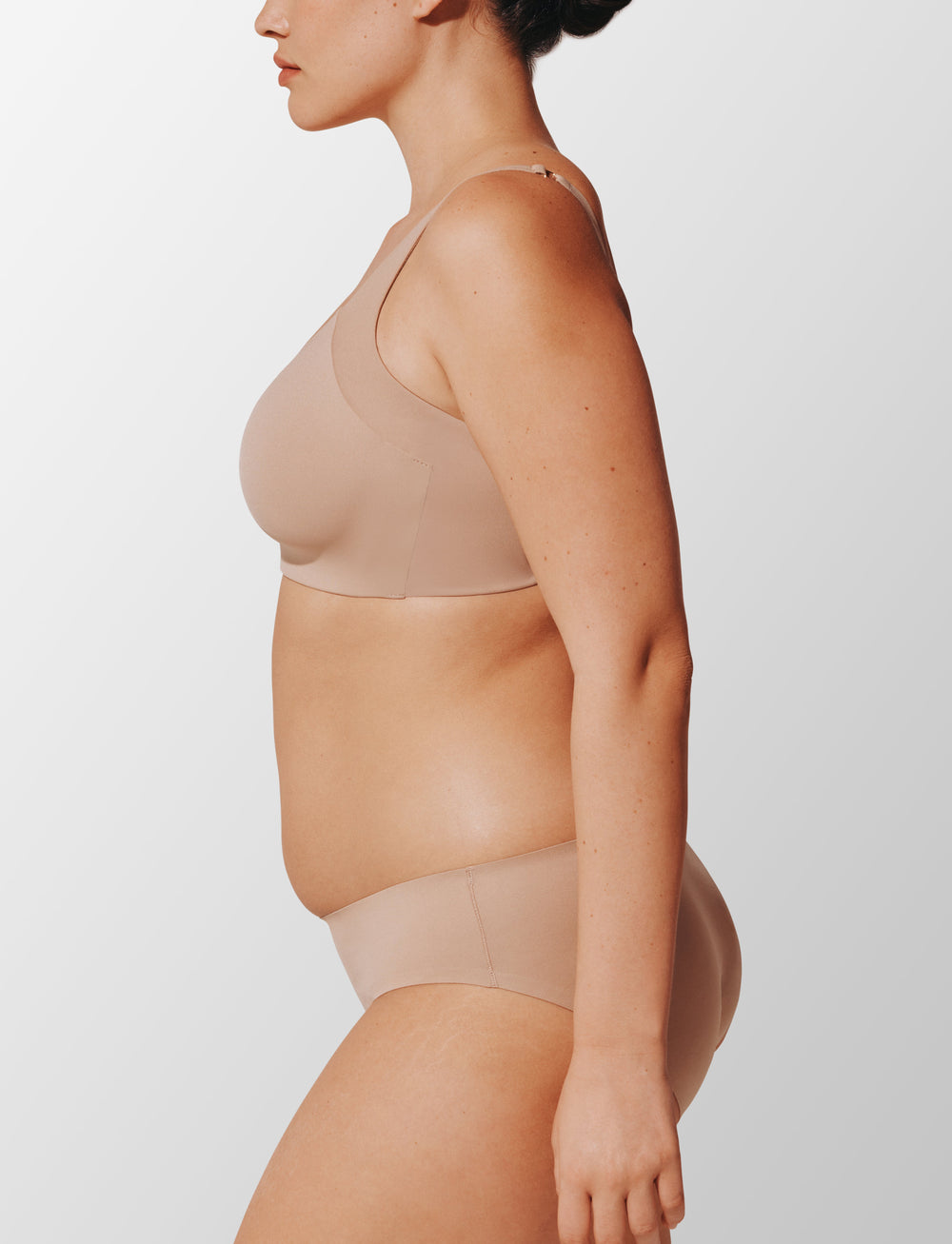 Taupe ComfortStretch Smoothing Wireless Bra - Thirdlove discount