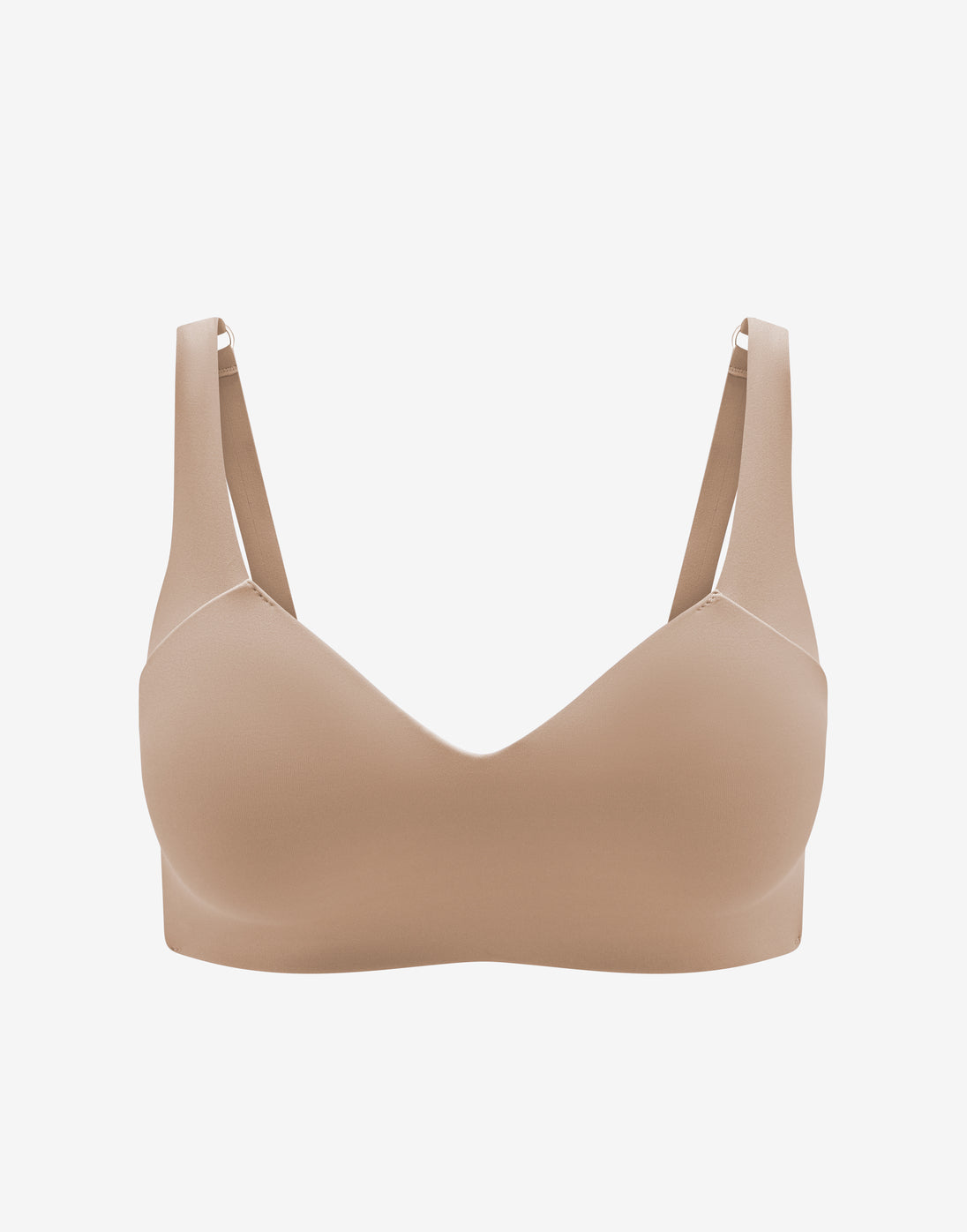 Taupe ComfortStretch Smoothing Wireless Bra - Thirdlove discount