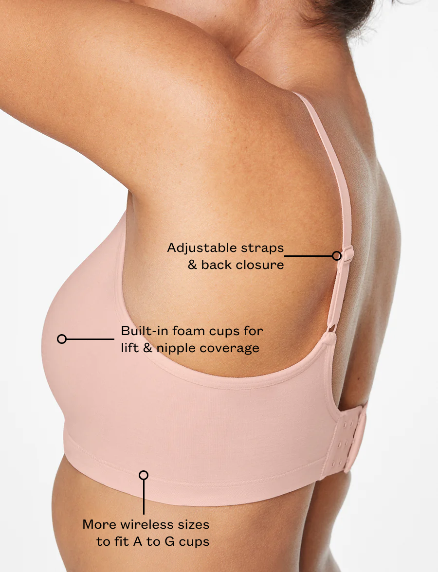 Ballet Form 360 Fit™ Wireless Bra (Pink) - Thirdlove online