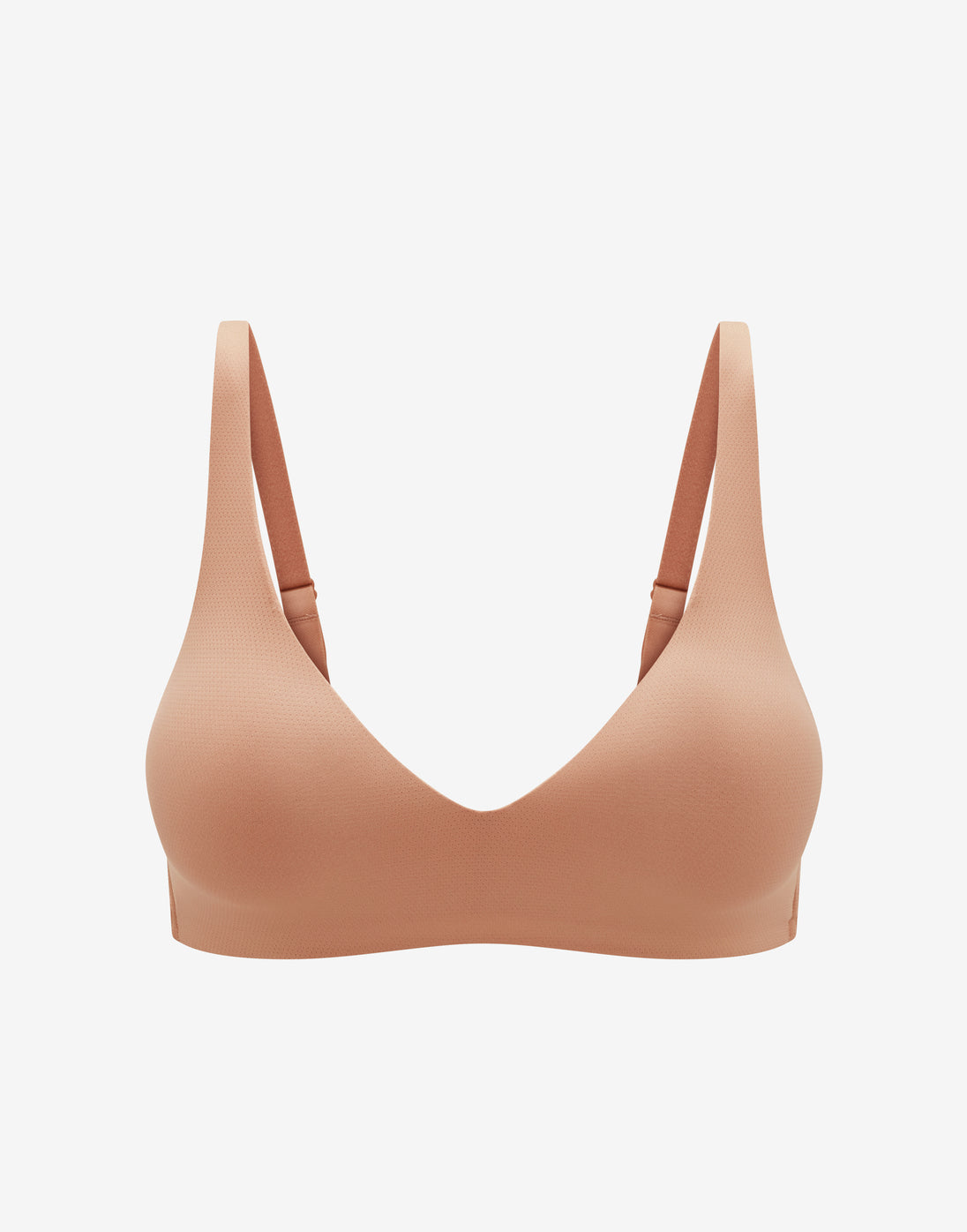Mocha Thermoregulating TempSync™ Wireless Plunge Bra - Thirdlove near me