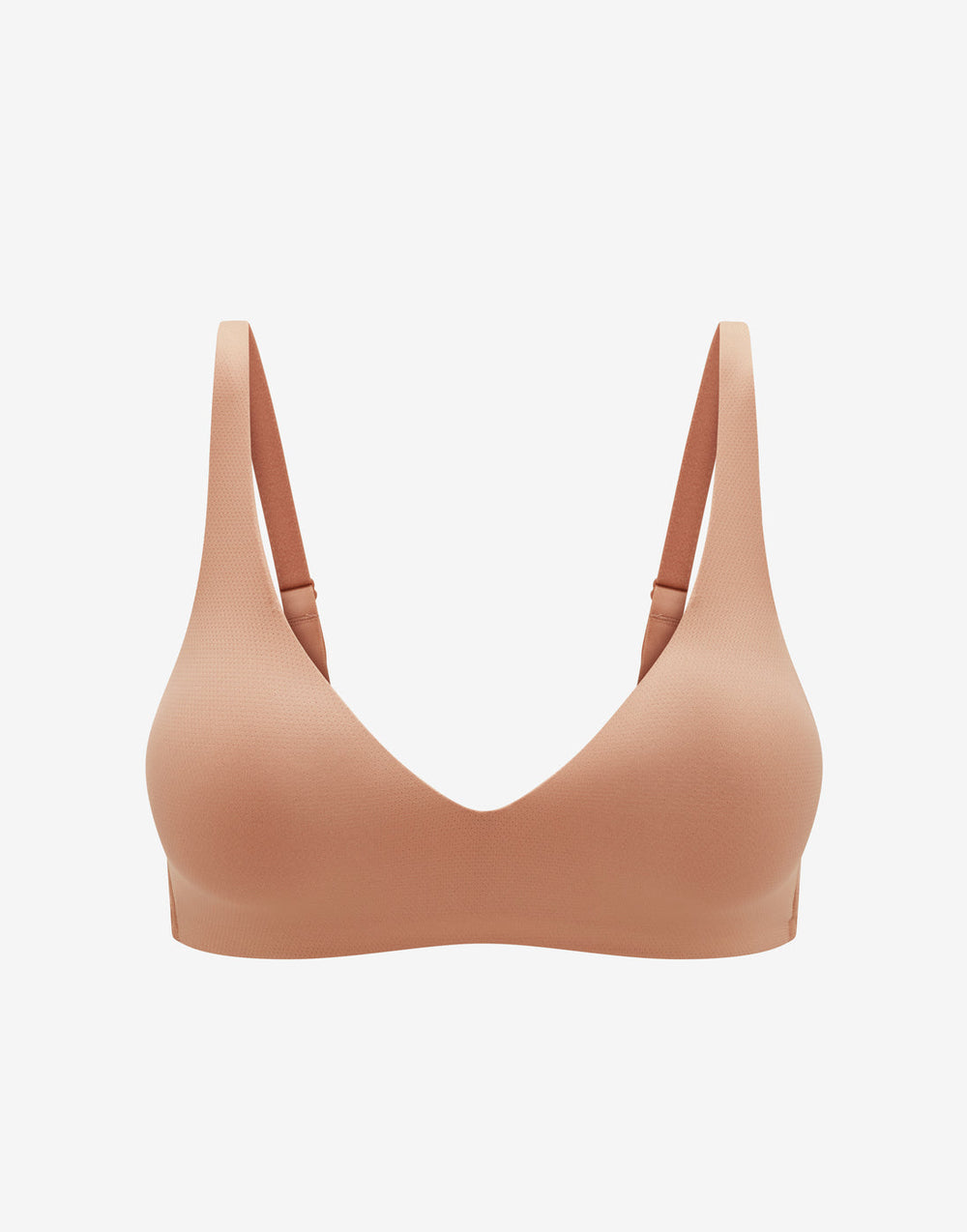 Mocha Thermoregulating TempSync™ Wireless Plunge Bra - Thirdlove near me