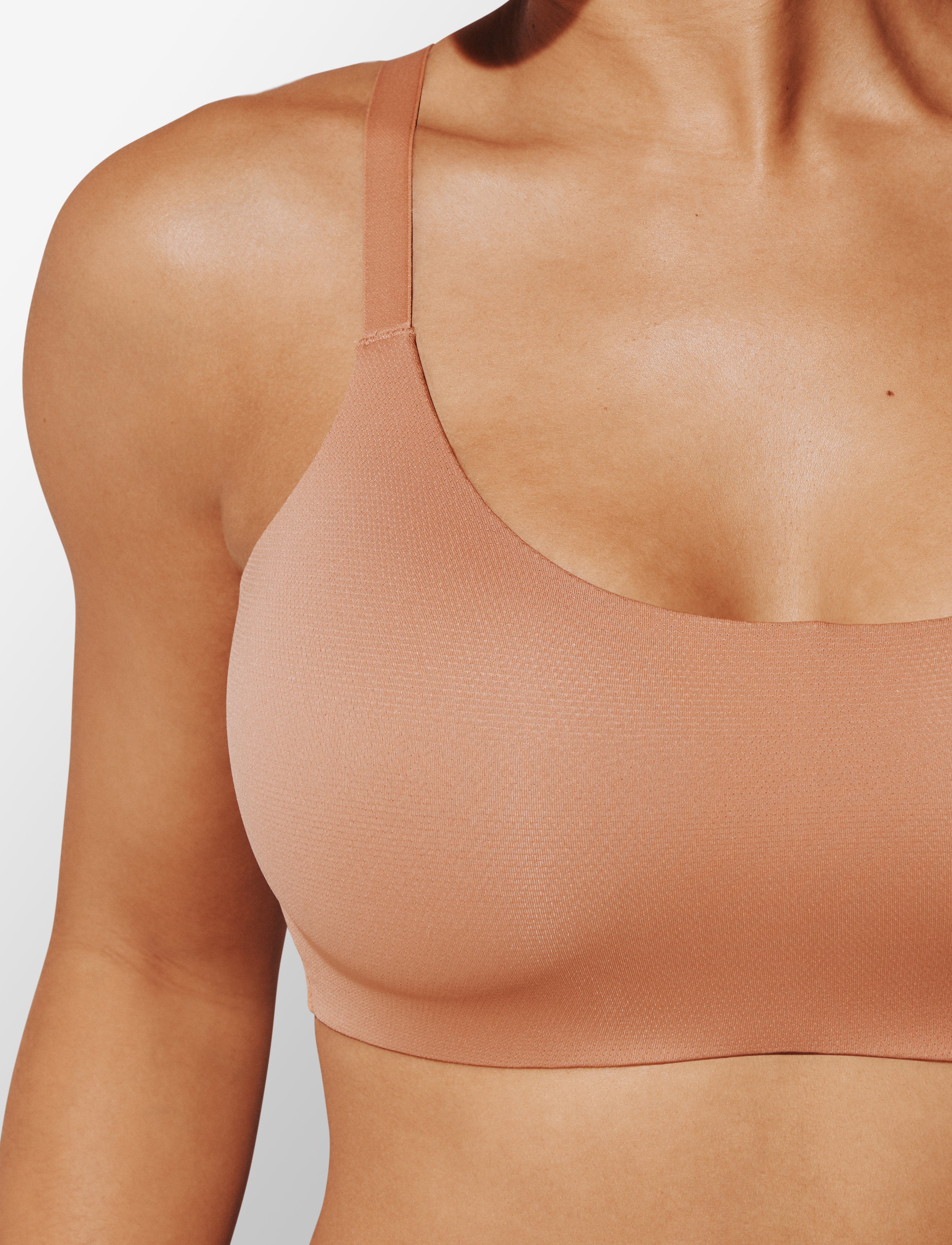 Mocha Thermoregulating TempSync™ Wireless Bra - Thirdlove sale
