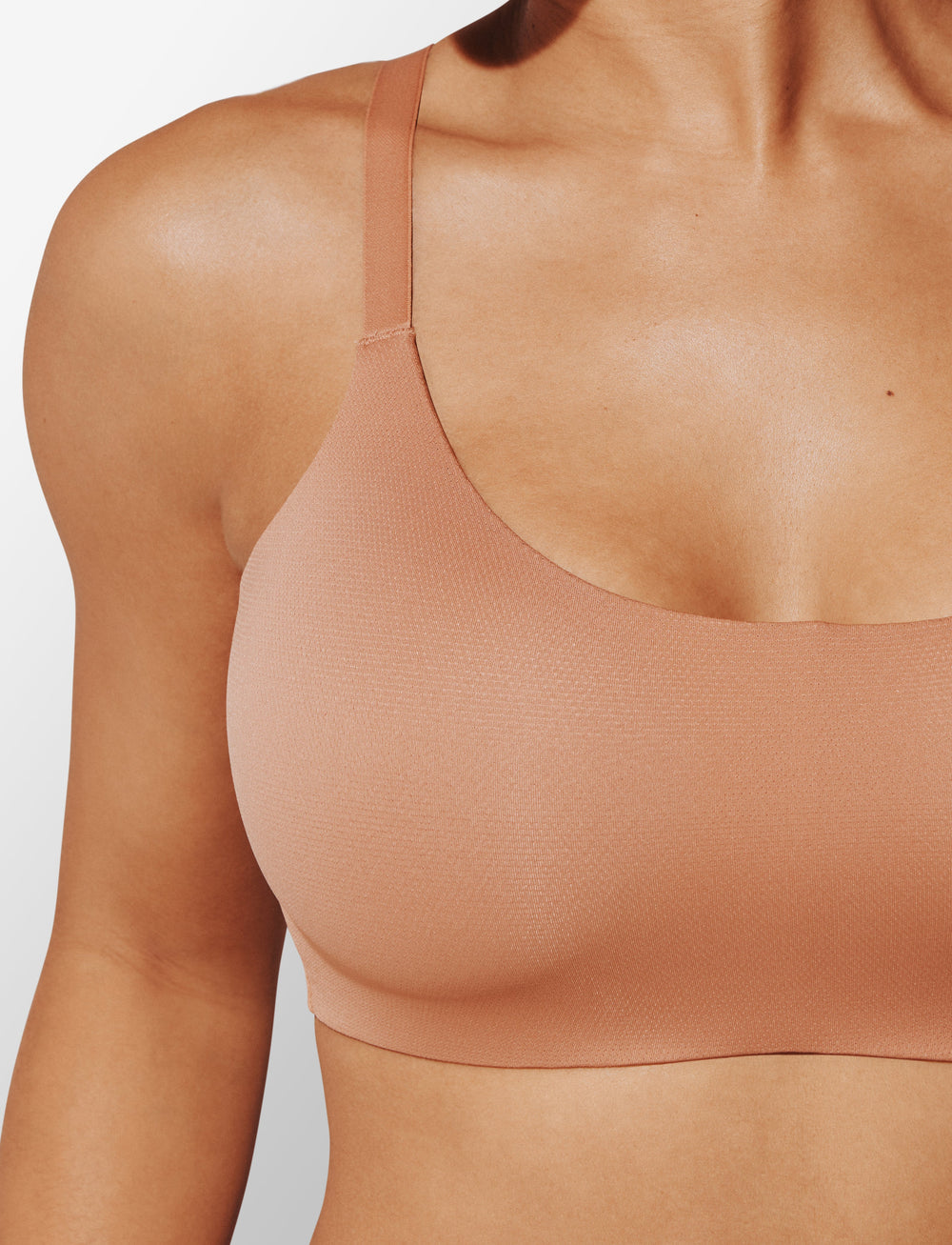 Mocha Thermoregulating TempSync™ Wireless Bra - Thirdlove sale