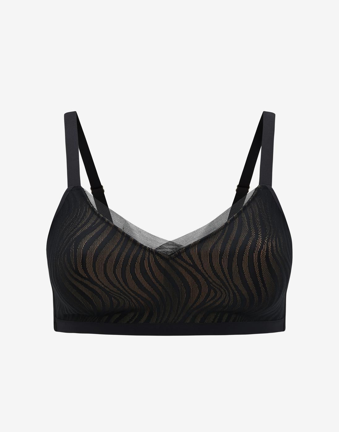 Black Lace Wireless Minimizer - Thirdlove online