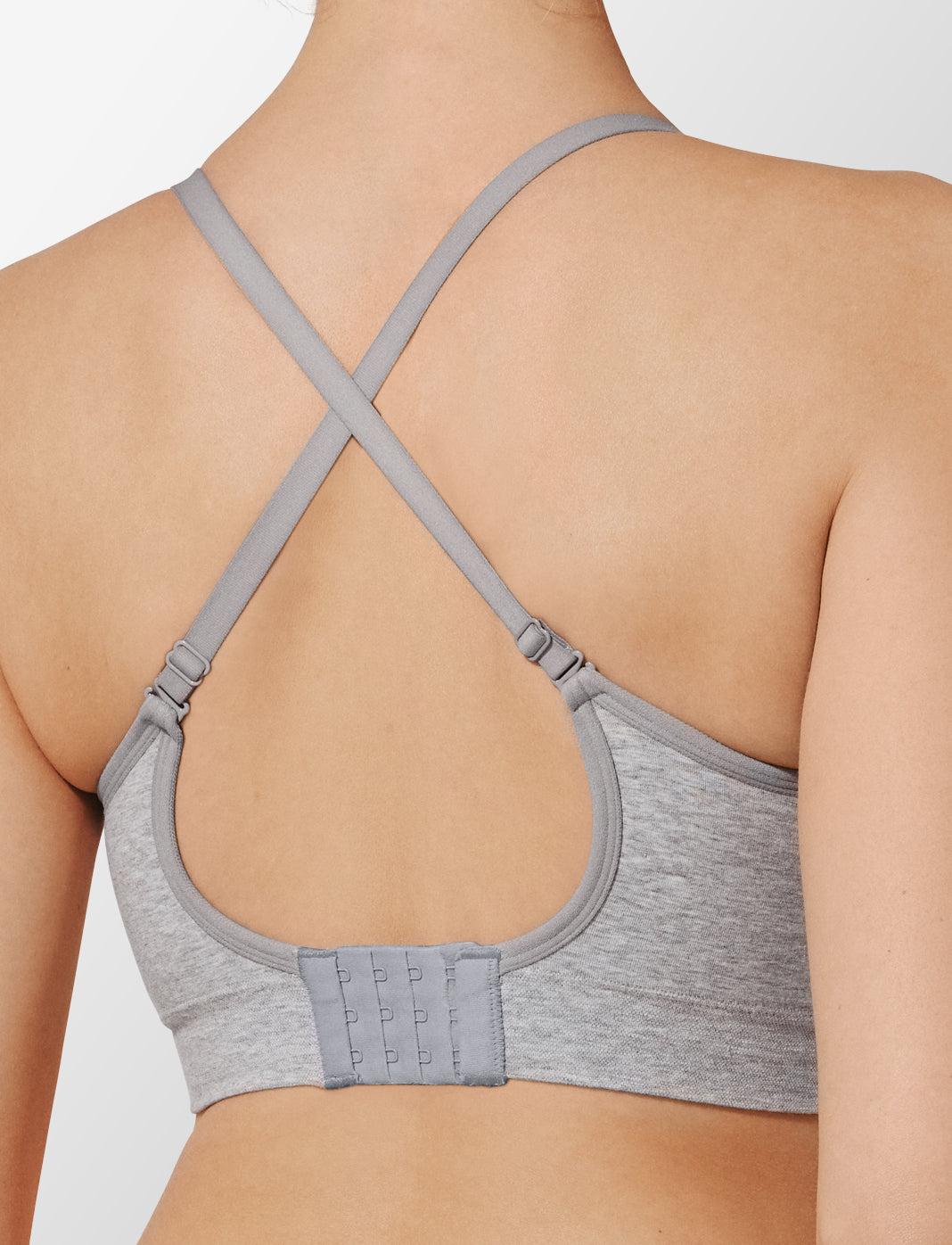 Heather Gray Seamless Cloud Cotton Wireless Bra - Thirdlove Women