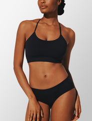 Black Seamless Cloud Cotton Wireless Bralette - Thirdlove sale