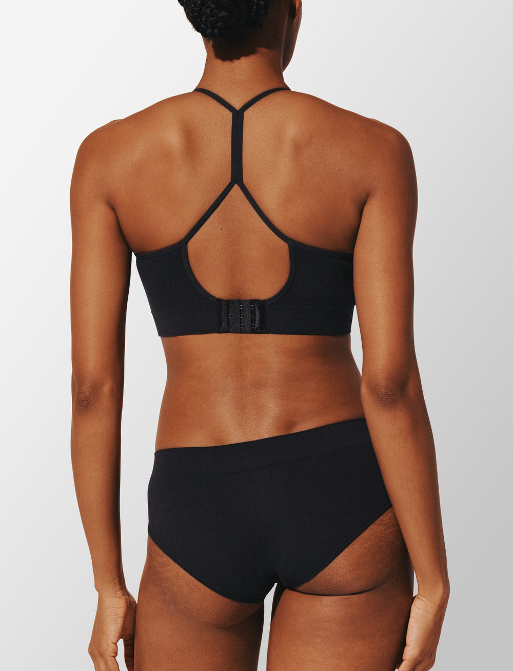 Black Seamless Cloud Cotton Wireless Bralette - Thirdlove sale