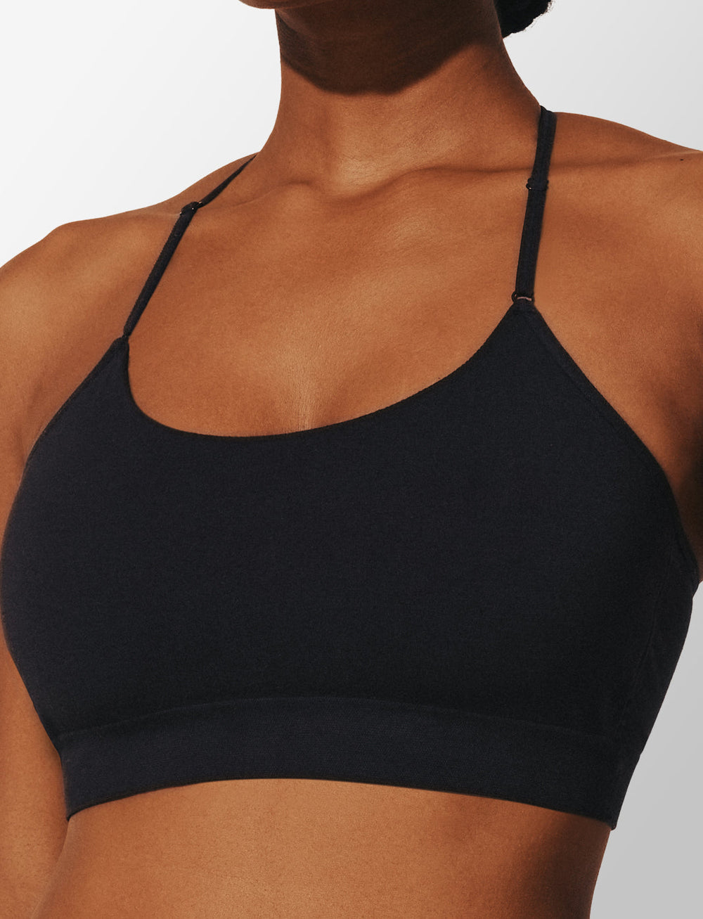 Black Seamless Cloud Cotton Wireless Bralette - Thirdlove sale