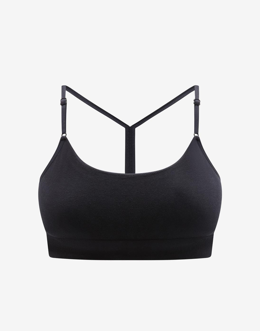 Black Seamless Cloud Cotton Wireless Bralette - Thirdlove sale