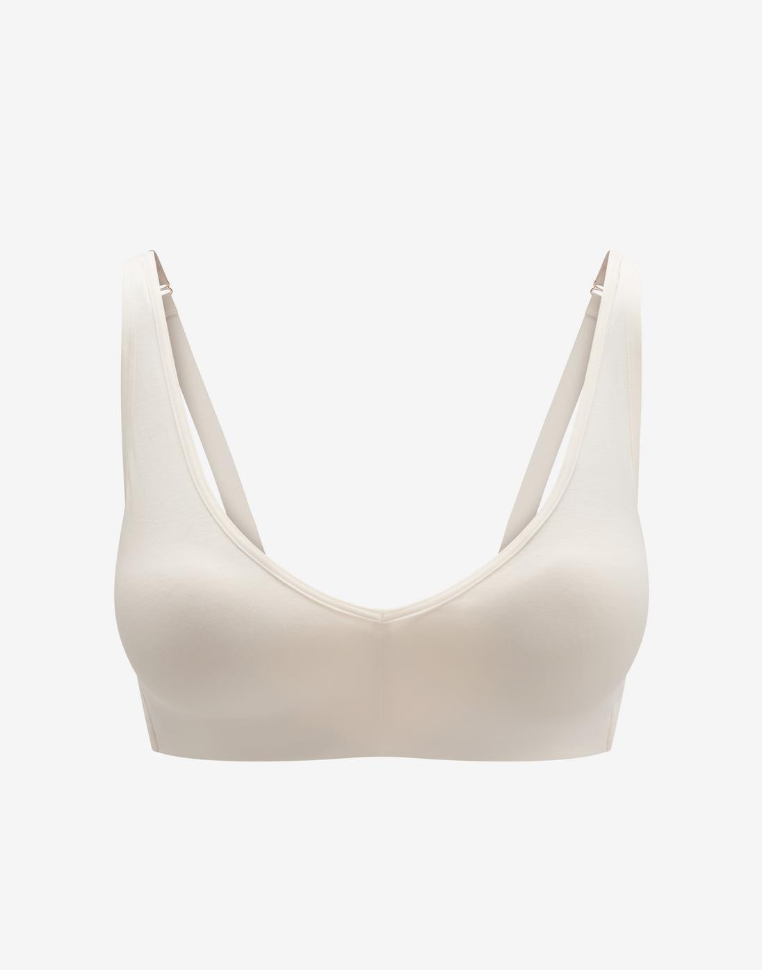 Sea Salt Organic Cloud Cotton Wireless Bra - Thirdlove for sale