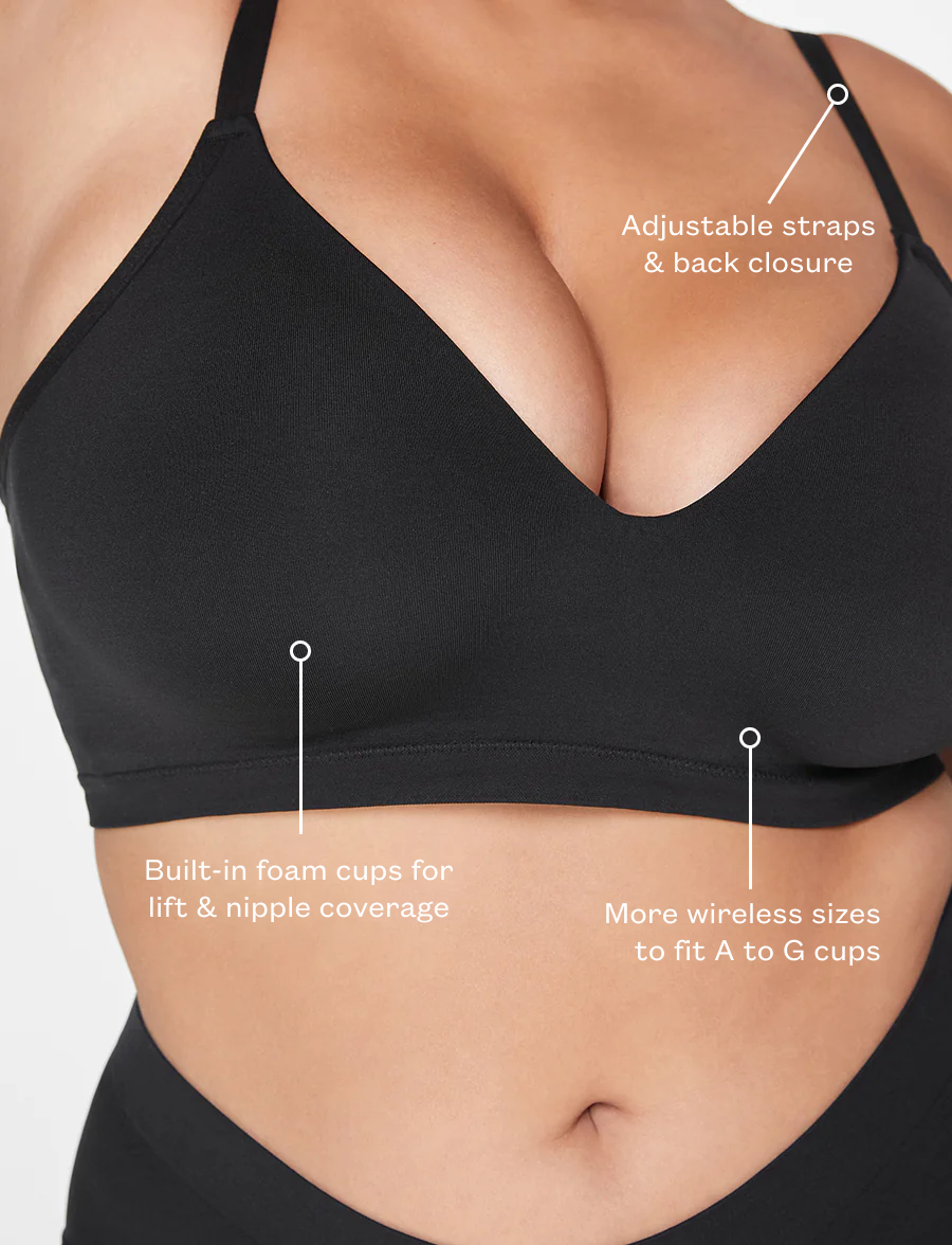 Black Form 360 Fit™ Wireless Bra - Thirdlove near me