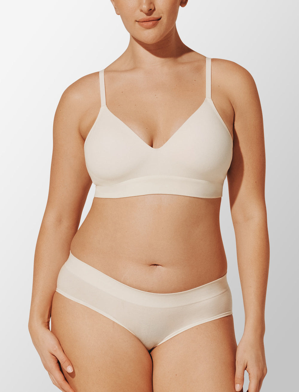Sea Salt Seamless Cloud Cotton Wireless Bra - Thirdlove sale