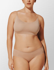 Taupe Thermoregulating TempSync™ Wireless Bra - Thirdlove online