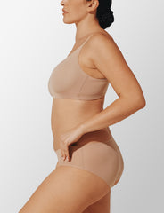 Taupe Thermoregulating TempSync™ Wireless Bra - Thirdlove online