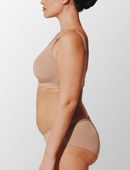 Taupe Organic Cloud Cotton Wireless Nursing Bra| Thirdlove - Thirdlove sale