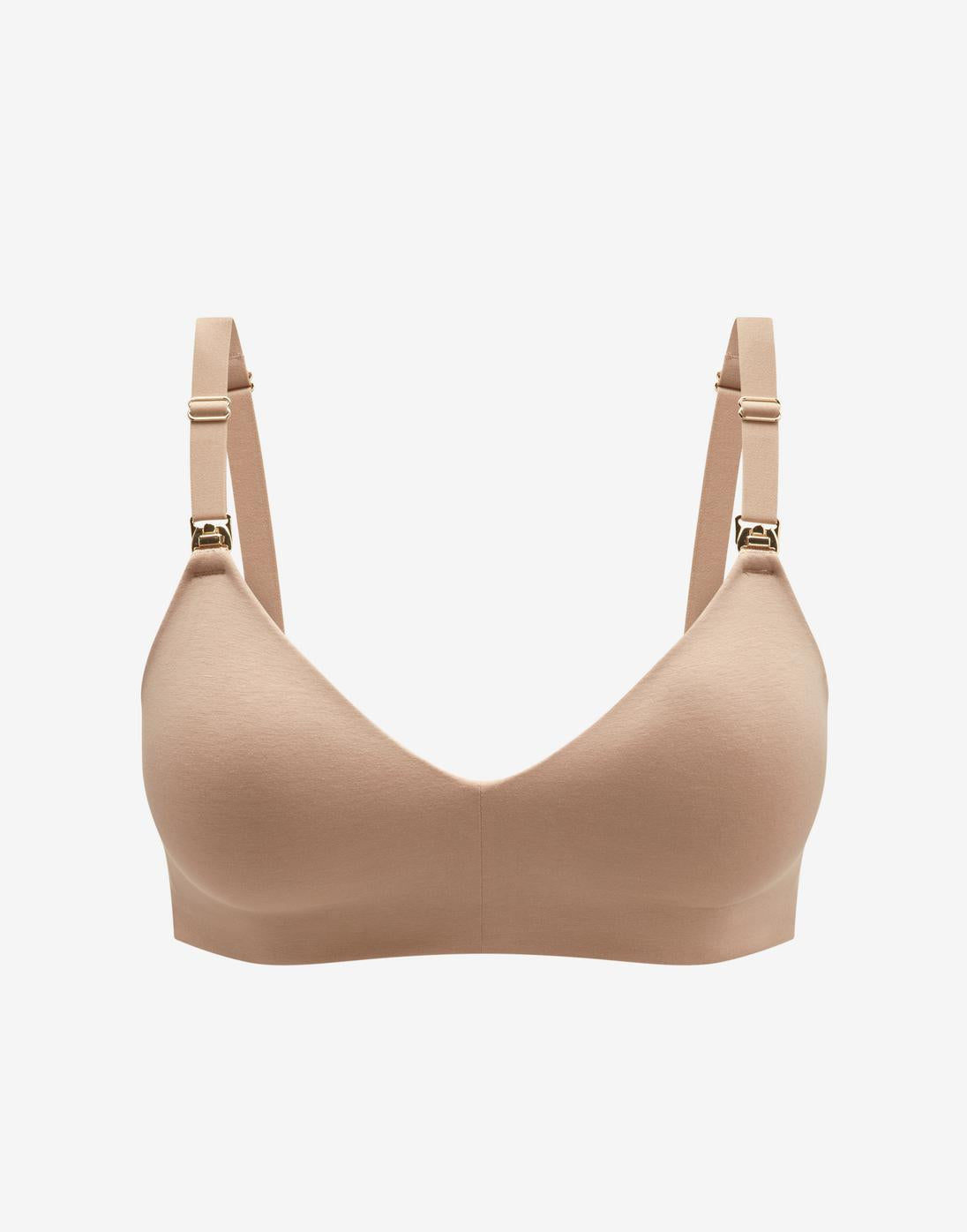 Taupe Organic Cloud Cotton Wireless Nursing Bra| Thirdlove - Thirdlove sale