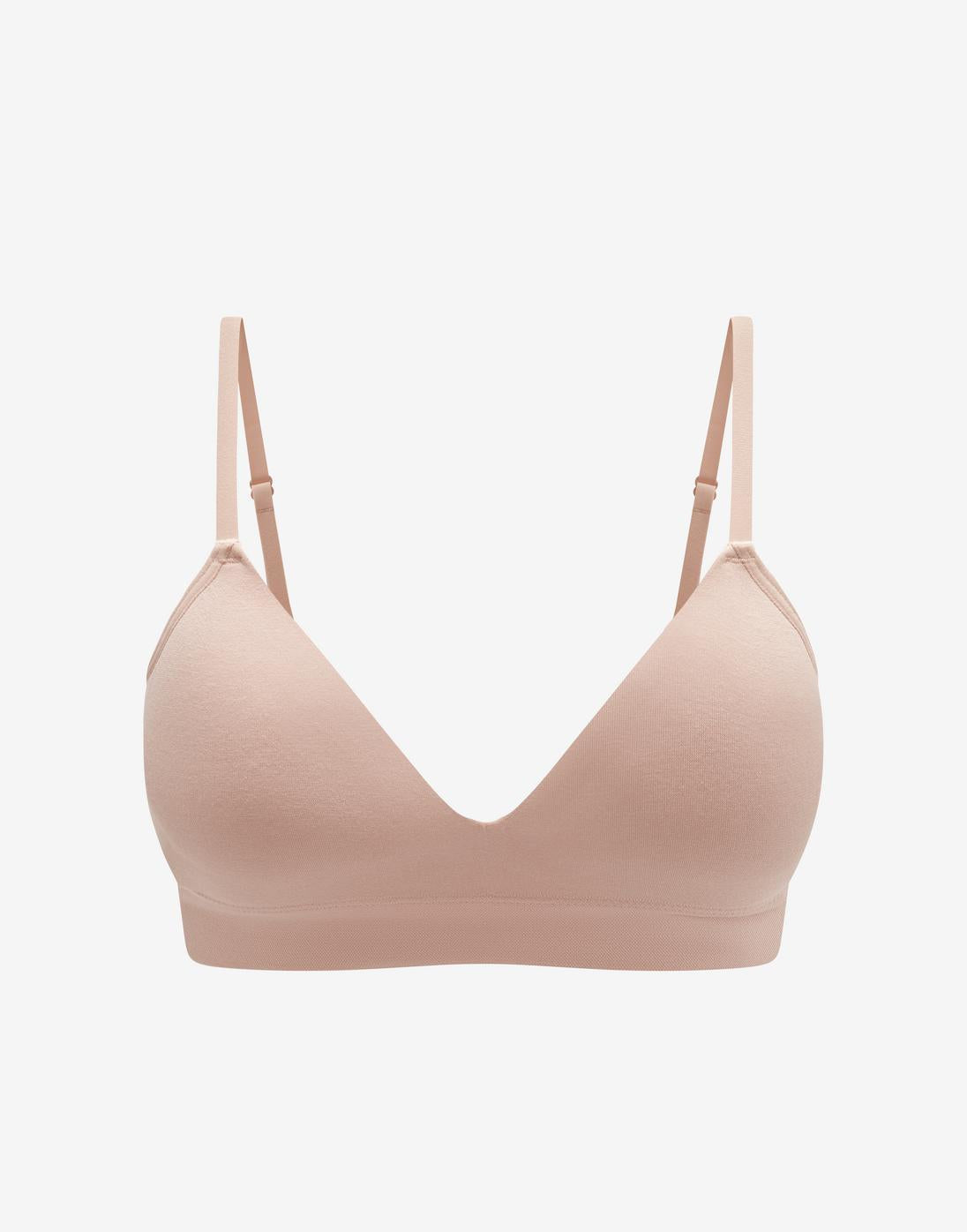 Rose Dust Seamless Cloud Cotton Wireless Bra - Thirdlove discount