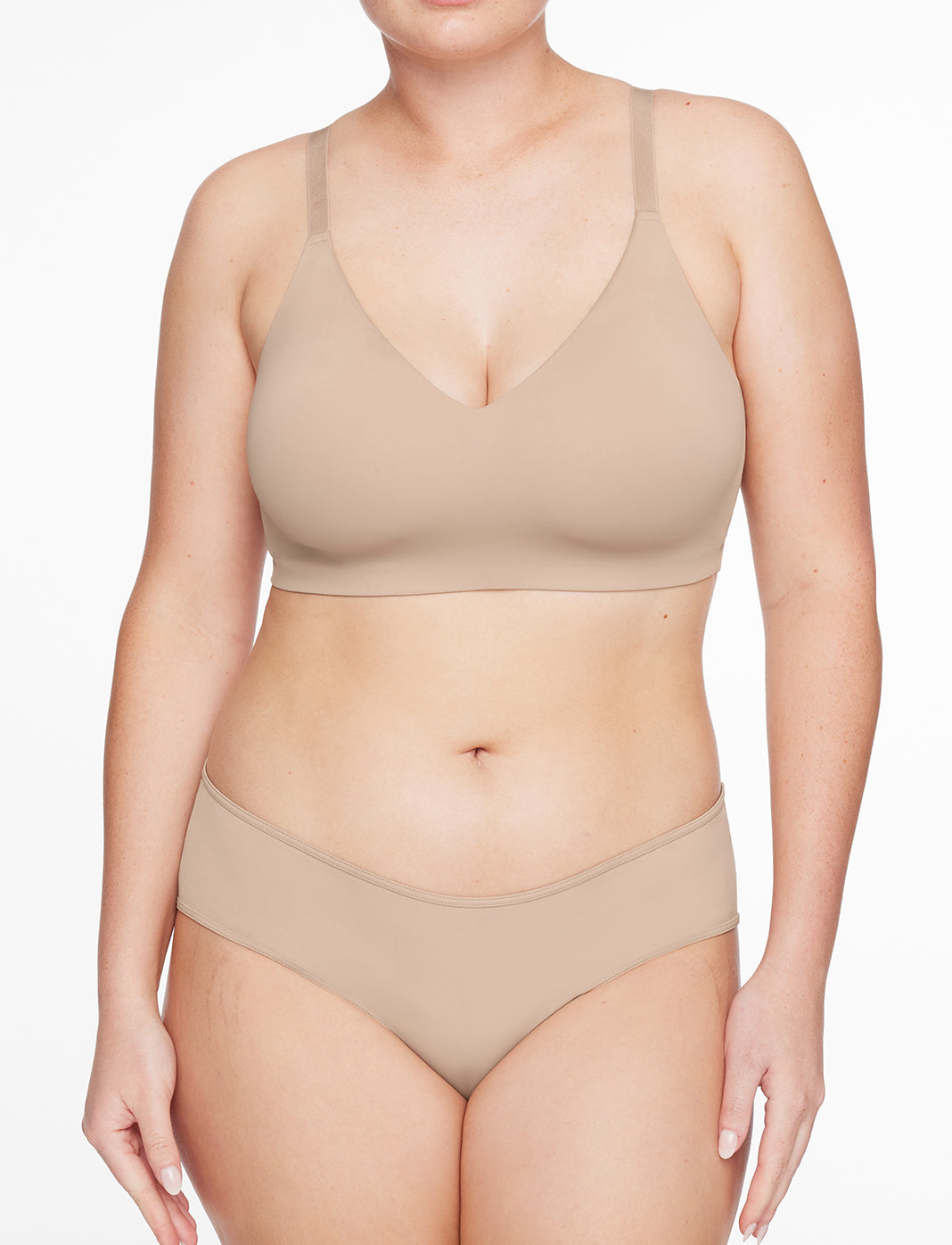 Taupe Wireless Bra - Thirdlove for sale
