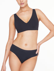 Black Organic Cloud Cotton Wireless Bra - Thirdlove Women