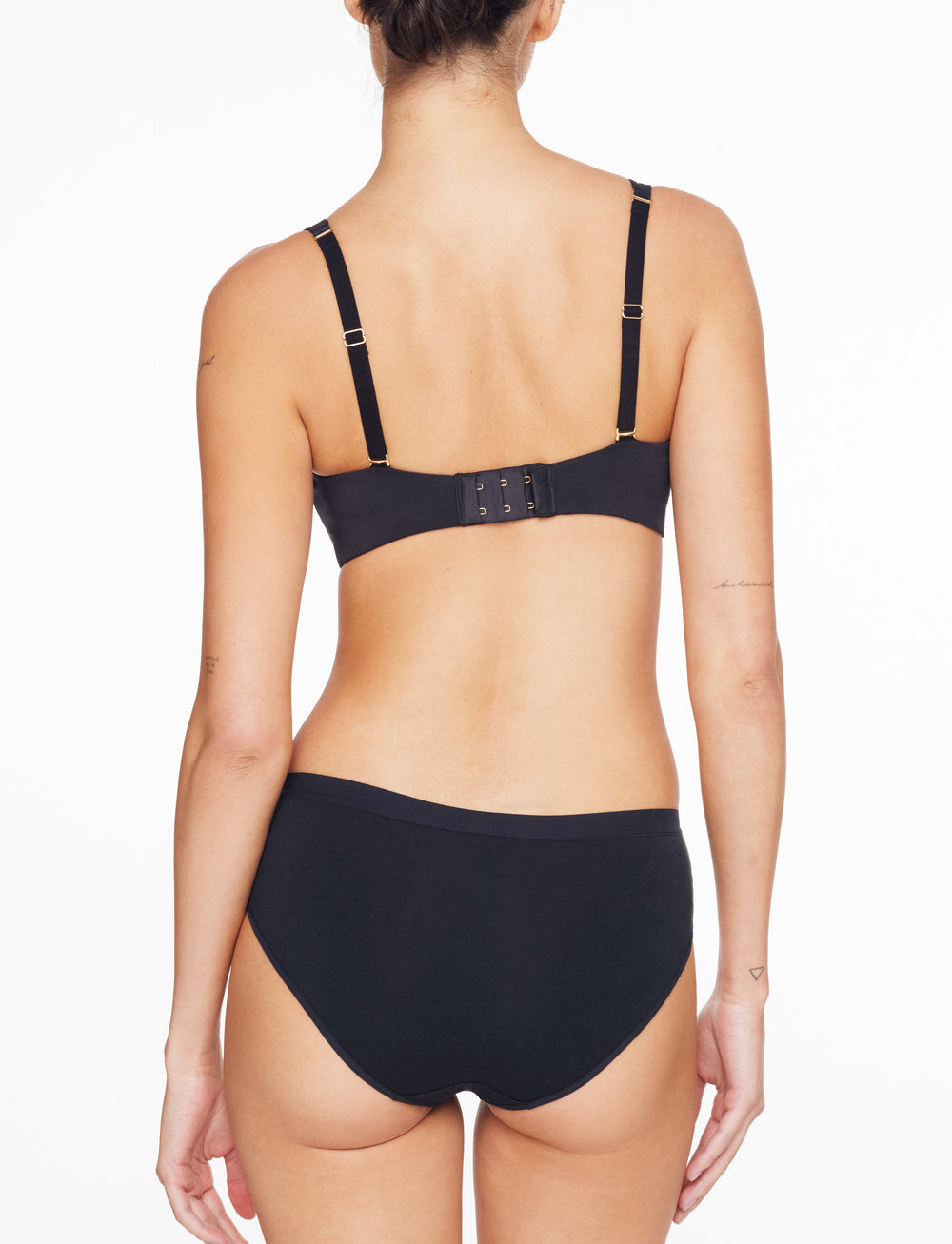 Black Organic Cloud Cotton Wireless Bra - Thirdlove Women