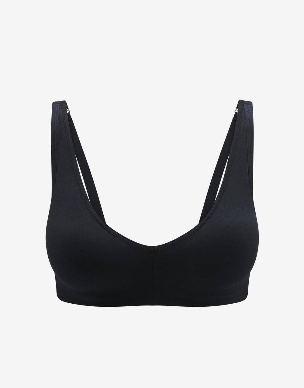 Black Organic Cloud Cotton Wireless Bra - Thirdlove Women