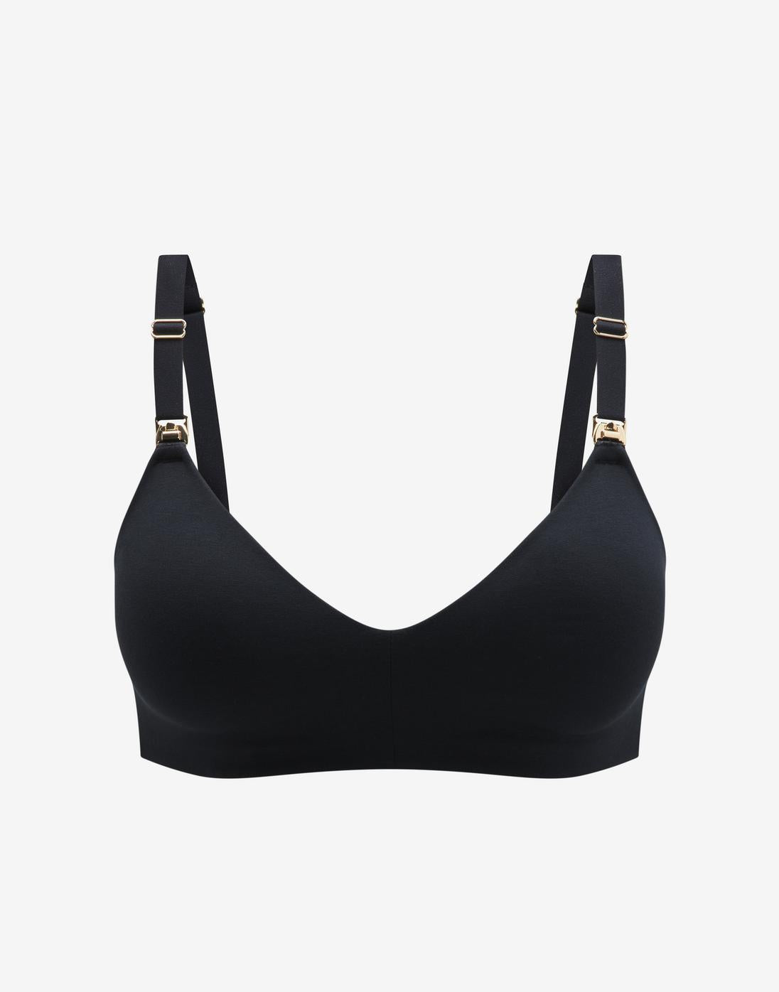 Black Organic Cloud Cotton Wireless Nursing Bra| Thirdlove - Thirdlove sale
