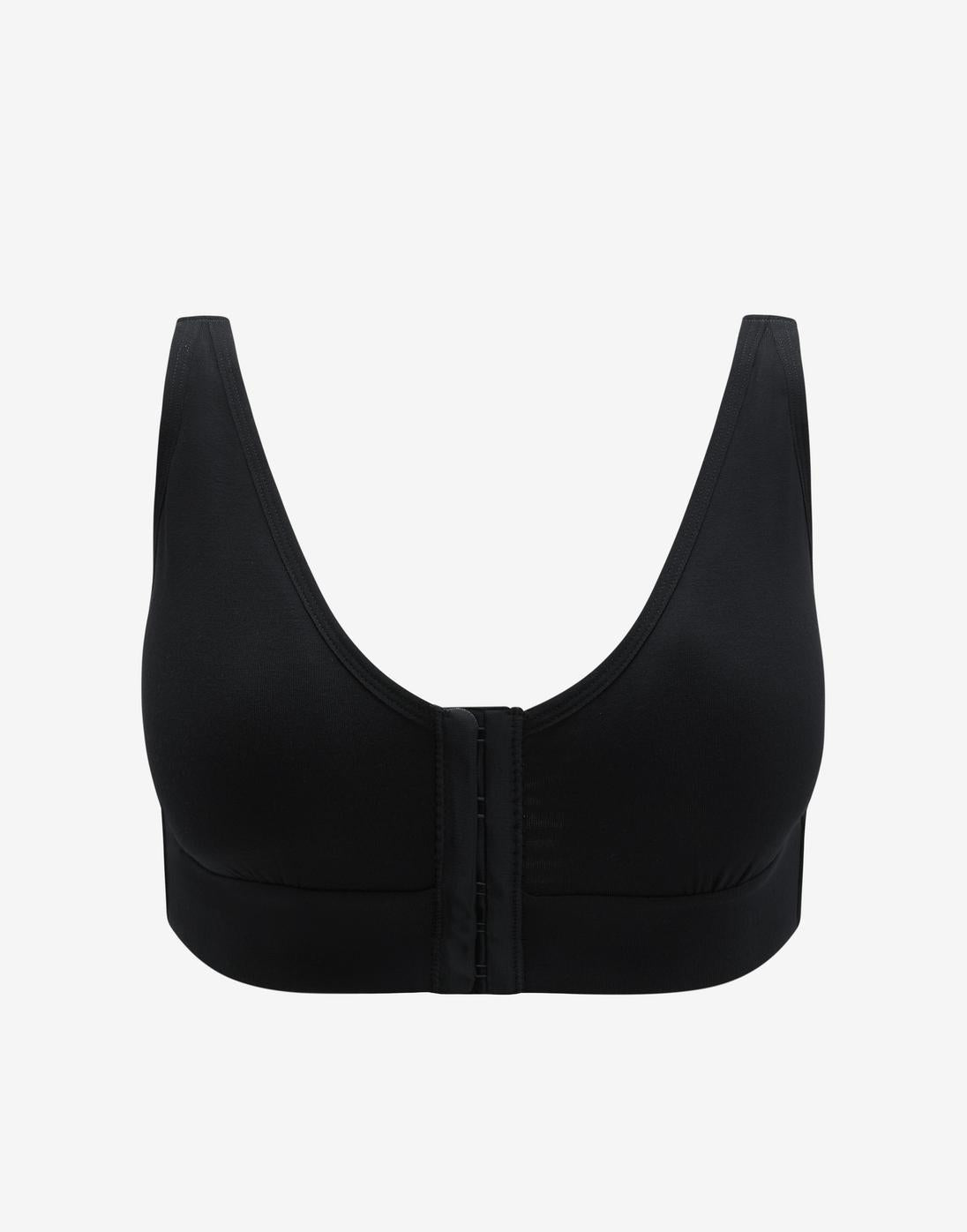 Black Rora Post-Surgery Front Closure Bra - Thirdlove discount